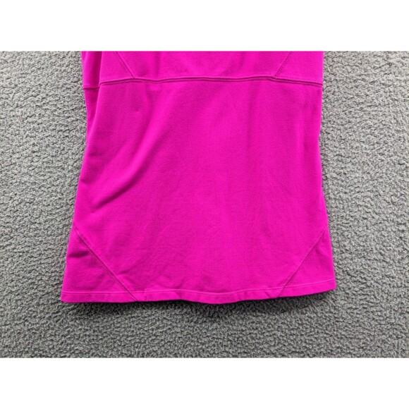 Athleta Women's size Small Hot Pink Fitness Athletic Tank Top with Shelf Bra - Picture 4 of 11
